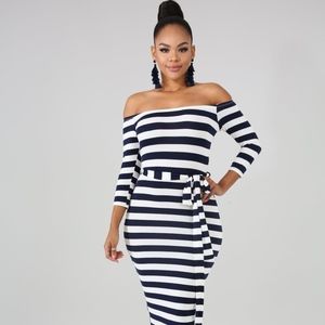 Navy Mindi Dress